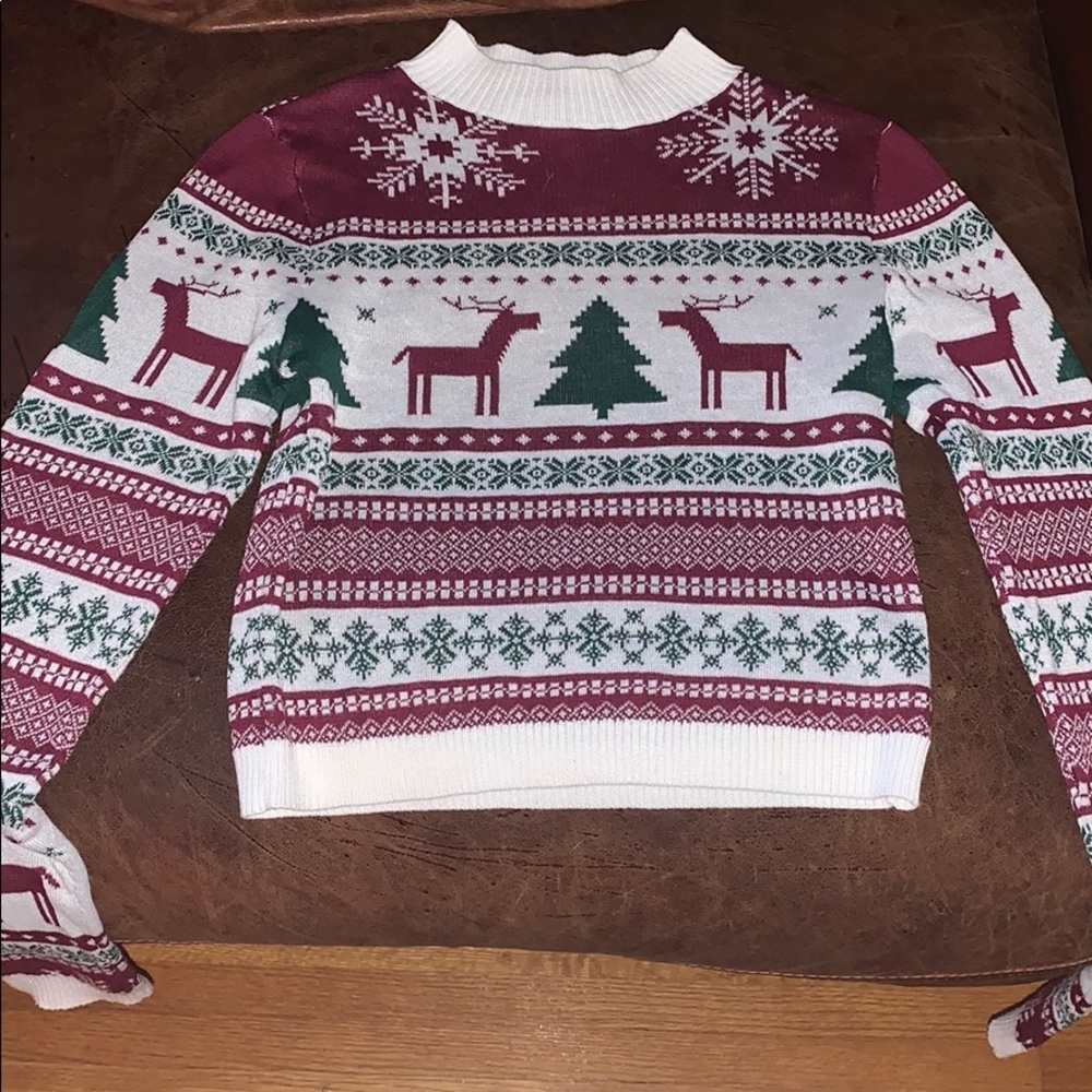Cropped Christmas Sweater